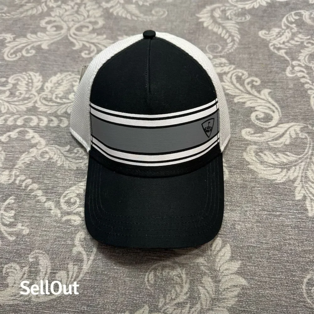 Callaway Men's Snapback Hat Black/White Mesh Adjustable Golf Cap